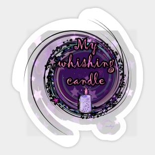 MY WHISHING CANDLE V/W Sticker